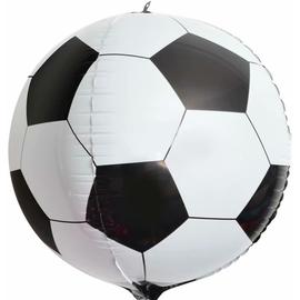 Купить Шар (24''/61 см) Сфера 3D, Футбольный мяч, Черный