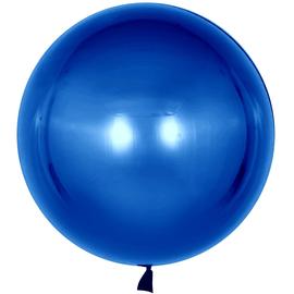 Купить Шар с клапаном (18''/46 см) Сфера 3D, Deco Bubble, Синий, 10 шт.
