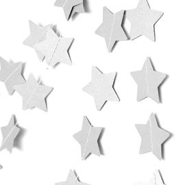 Купить Гирлянда-подвеска Звезды, Белый металлик, 230 см