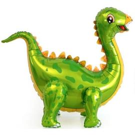 Купить Шар (39''/99 см) Ходячая Фигура, Динозавр Стегозавр, Зеленый, в упаковке