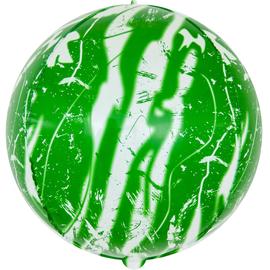 Купить Шар (22''/56 см) Сфера 3D, Мрамор, Зеленый, Агат
