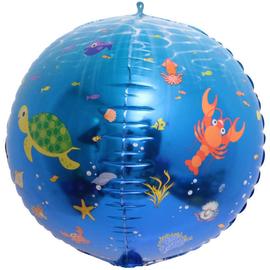 Купить Шар (24''/61 см) Сфера 3D, Подводный мир