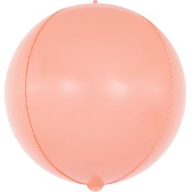 Купить Шар (24''/61 см) Сфера 3D, Макарунс, Розовый коралл