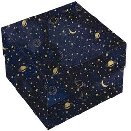 Купить Набор коробок, Звездное небо, Темно-синий, 17*17*9 см, 3 шт.
