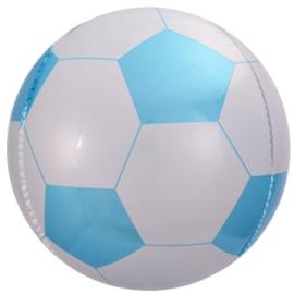 Купить Шар (23''/58 см) Сфера 3D, Футбольный мяч, Голубой
