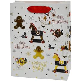 Пакет подарочный, Новогодние игрушки, 42*31*12 см, 1 шт. - Артикул: 2548XL Пакеты новогодние Дон Баллон