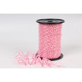 Лента (0,5 см*500 м) Красные точки, Розовый, 1 шт. - Артикул: P0561 Лента оформительская Мультипак
