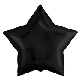 Шар (19''/48 см) Звезда, Черный 5шт. - Артикул: 757550 Шары звезды Agura