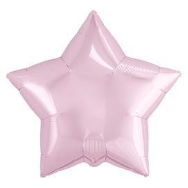 Шар (19''/48 см) Звезда, Нежно-розовый 5шт. - Артикул: 757482 Шары звезды Agura