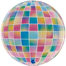 Купить Шар (18''/46 см) Сфера 3D, Сверкающее диско, Разноцветный