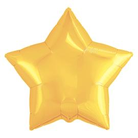 Шар (19''/48 см) Звезда, Светлое золото 5шт. - Артикул: 757369 Шары звезды Agura