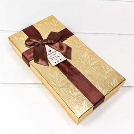 Коробка подарочная Атласный бант, Золото, Металлик, 22*11*4 см - Артикул: 720544/1 Коробки с бантами Дон Баллон