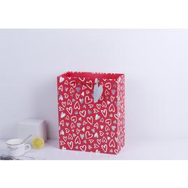 Пакет подарочный, Граффити сердец, Красный, 42*32*12 см - Артикул: KR-3895L1 Любовь Дон Баллон