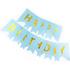 Гирлянда Флажки, Happy Birthday, Голубой, Металлик, 20*210 см Купить Гирлянда Флажки, Happy Birthday, Голубой, Металлик, 20*210 см с доставкой