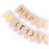 Гирлянда Флажки, Happy Birthday, Розовый, Металлик, 20*210 см Купить Гирлянда Флажки, Happy Birthday, Розовый, Металлик, 20*210 см с доставкой