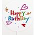 Топпер Круг, Happy Birthday (сердца и конфетти), Белый, 9*15 см Купить Топпер Круг, Happy Birthday (сердца и конфетти), Белый, 9*15 см с доставкой