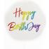 Топпер Круг, Happy Birthday, Яркие буквы, Прозрачный, Градиент, 9*15 см Купить Топпер Круг, Happy Birthday, Яркие буквы, Прозрачный, Градиент, 9*15 см с доставкой