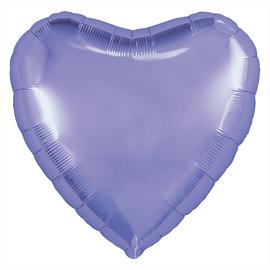 Купить Шар (18''/46 см) Сердце, Светло-фиолетовый