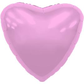 Купить Шар (18''/46 см) Сердце, Розовый