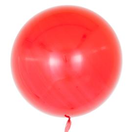 Купить Шар (18''/46 см) Сфера 3D, Deco Bubble, Красный, Глянец, 1 шт.