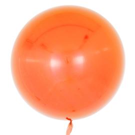 Купить Шар (18''/46 см) Сфера 3D, Deco Bubble, Оранжевый, Глянец, 1 шт.