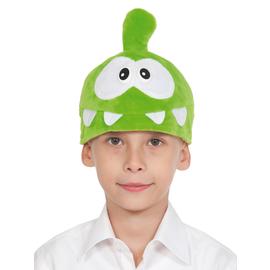 Купить Карнавальная шапка Ам Ням, Зеленый, 1 шт.