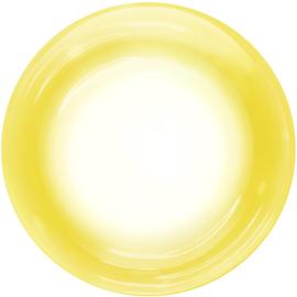 Купить Шар (18''/46 см) Сфера 3D, Deco Bubble, Желтый спектр, Прозрачный, 1 шт.