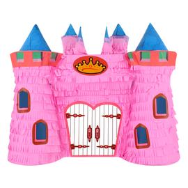 Купить Пиньята Фигура, Замок принцессы, Розовый, 36*40 см, 1 шт.