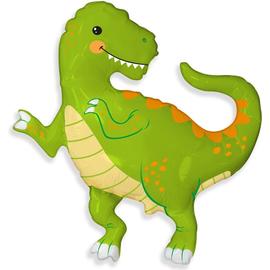 Купить Шар (13''/33 см) Мини-фигура, Веселый динозаврик, 1 шт.