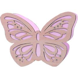 Купить Декоративный ящик Сверкающая бабочка, Лиловый, 27*19*13 см, 1 шт.