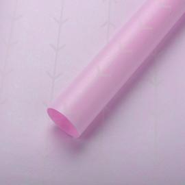 Купить Фетр ламинированный (0,6*5 м) Белая веточка, Розовый, 1 шт.