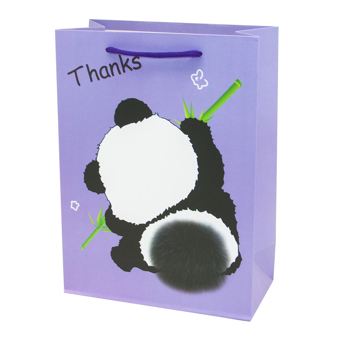 Пакет подарочный, Милая панда, 18*24*9 см, 1 шт.