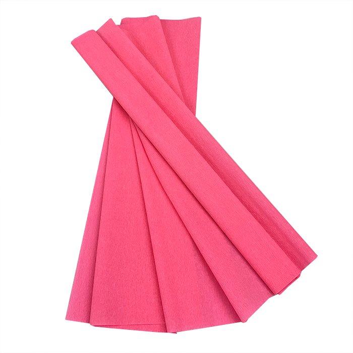 Упаковочная гофрированная бумага (0,5*2,5 м) Розовая гортензия, 1 шт.
