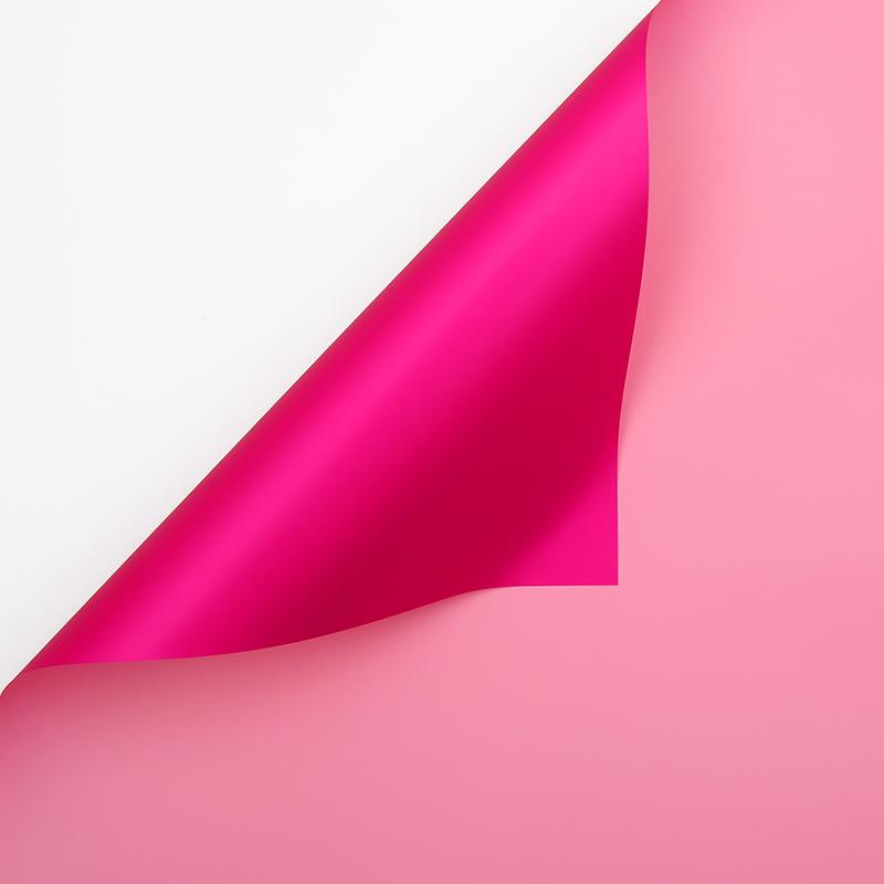 Упаковочная матовая пленка (0,6*0,6 м) Ярко-розовый/Фуше, 20 шт.