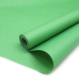 Купить Упаковочная бумага, Крафт 70гр (0,5*10 м) Зеленый травяной, 2 ст, 1 шт.