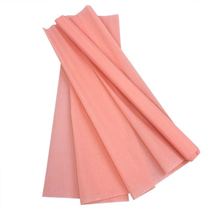Упаковочная гофрированная бумага (0,5*2,5 м) Лососево-розовый, 1 шт.