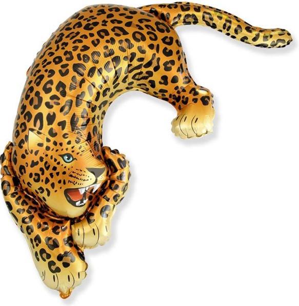 Шар (42''/107 см) Фигура, Дикий леопард, 1 шт.
