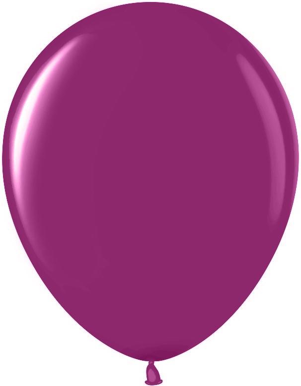 Шар (12''/30 см) Пурпурный (840), металлик, 50 шт.