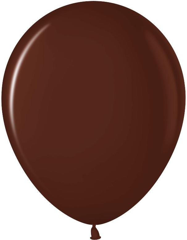 Шар (12''/30 см) Шоколадный (442), пастель, 50 шт.