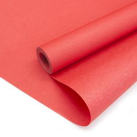 Купить Упаковочная бумага, Крафт (0,5*8,23 м) Красный, 2 ст, 1 шт.