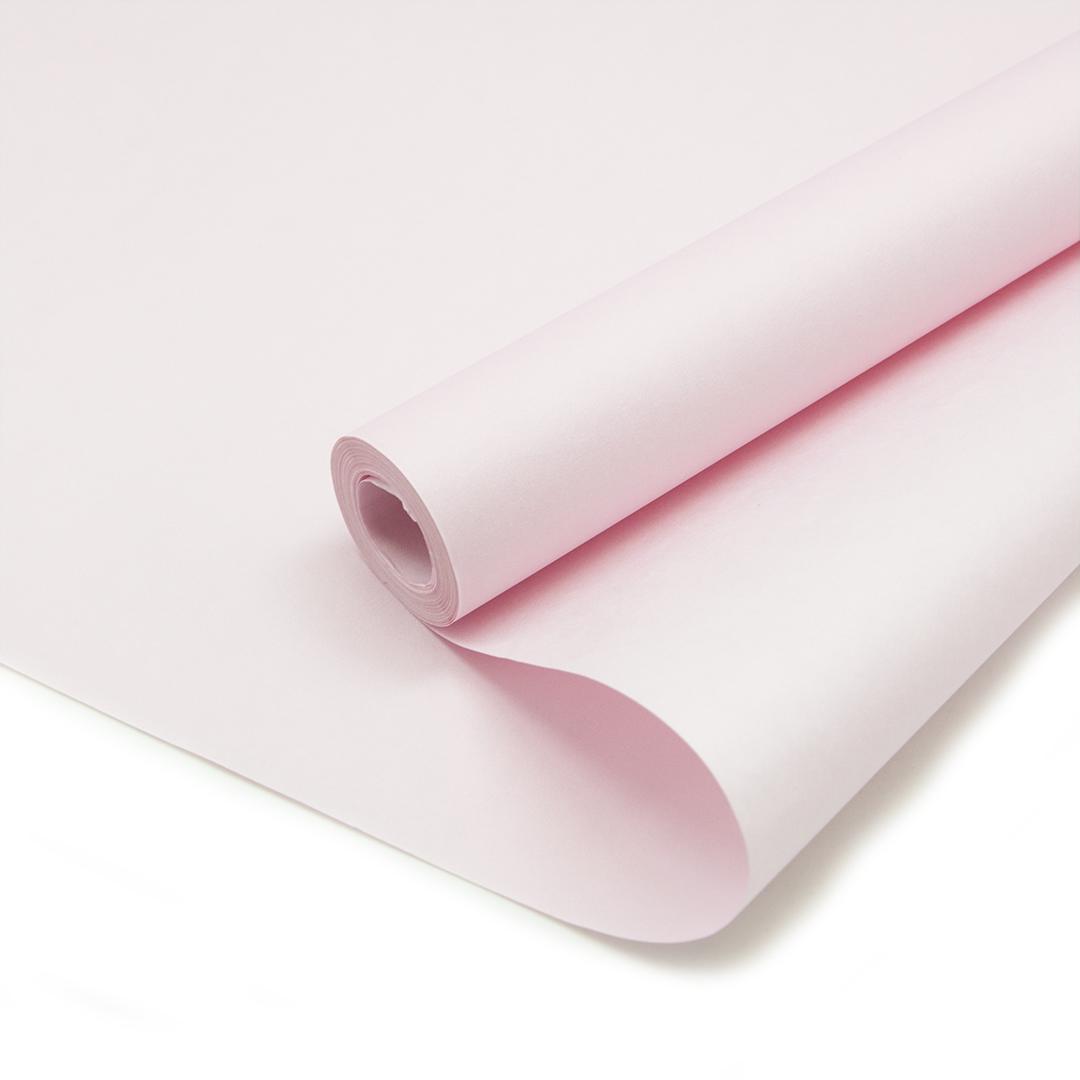 Упаковочная бумага, Крафт (0,5*8,23 м) Бледно-розовый, 2 ст, 1 шт.