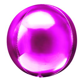 Шар (20''/51 см) Сфера 3D, Фуше, 1 шт. - Артикул: 550002 Шары bubbles Falali Фольга