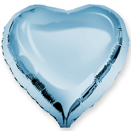 Купить Шар Сердце Светло-голубой 46 см 5 шт.