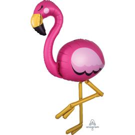 Купить Шар (68''/173 см) Ходячая Фигура, Фламинго, в упаковке