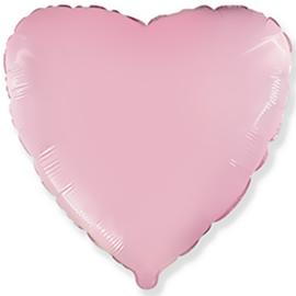 Купить Шар (32''/81 см) Сердце, Розовый, 5 шт.